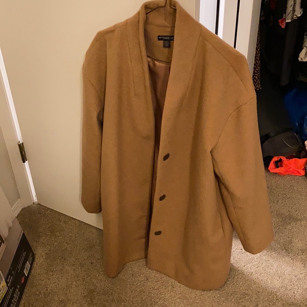 En Thread Cocoon Wool blend Coat